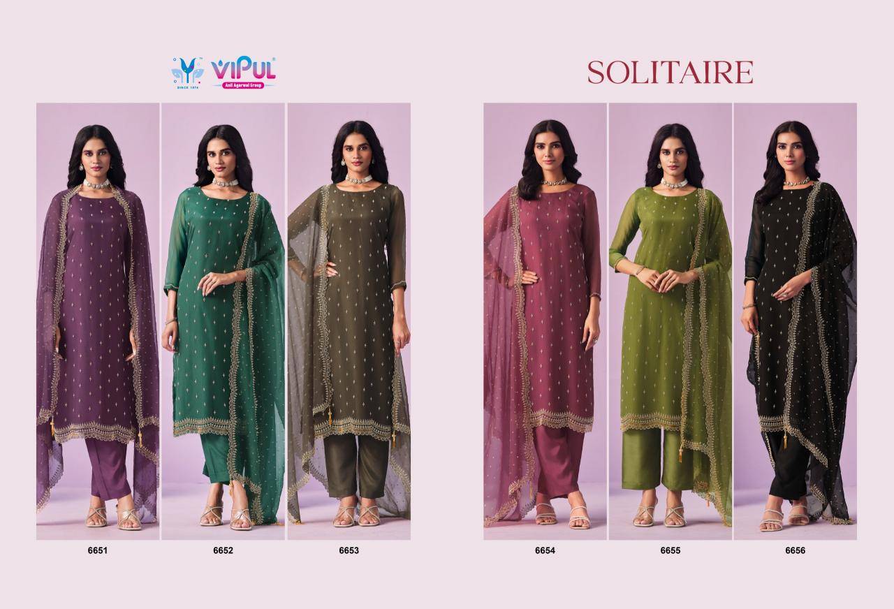 Vipul solitaire aari Wholesale dress materials online